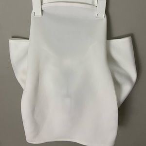 PrettyLittle Thing White Bow Dress Size 6